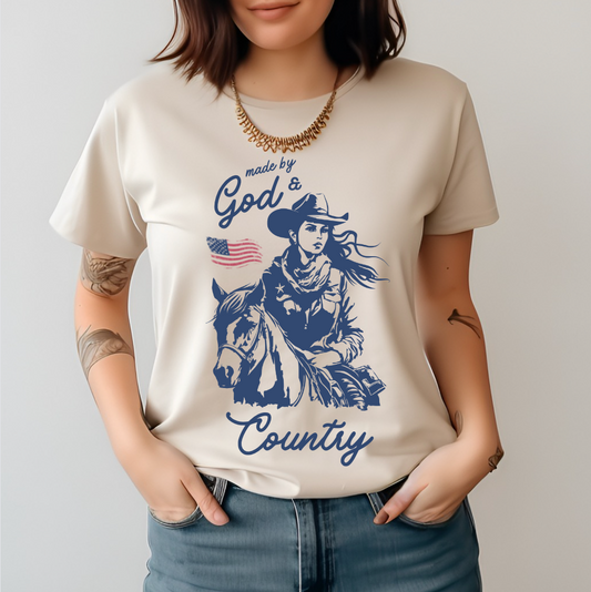 Made By God And Country Shirt